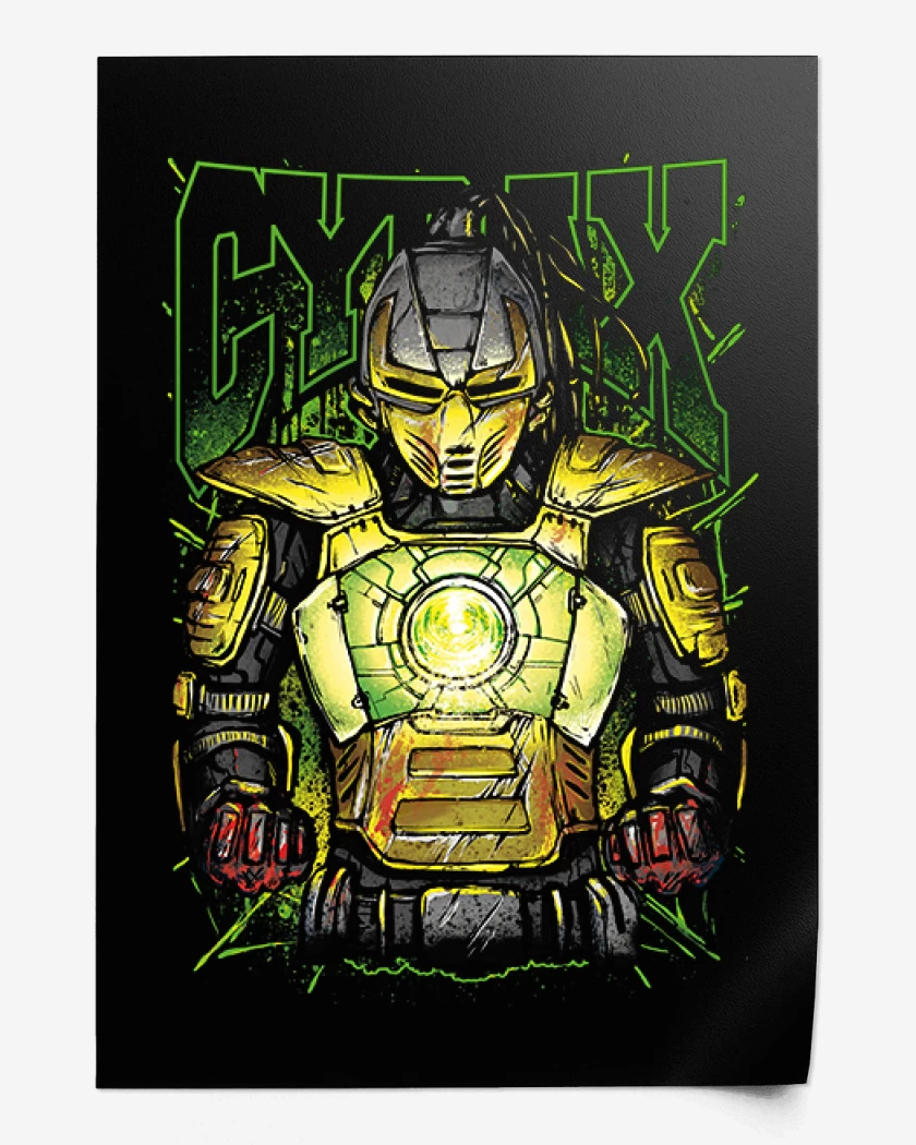 Print Negro de Cyrax