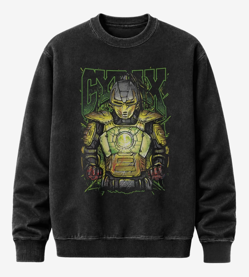 Poleron Polo Acid Wash Cyrax