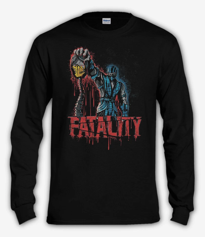 Polera manga larga Negro de Fatality