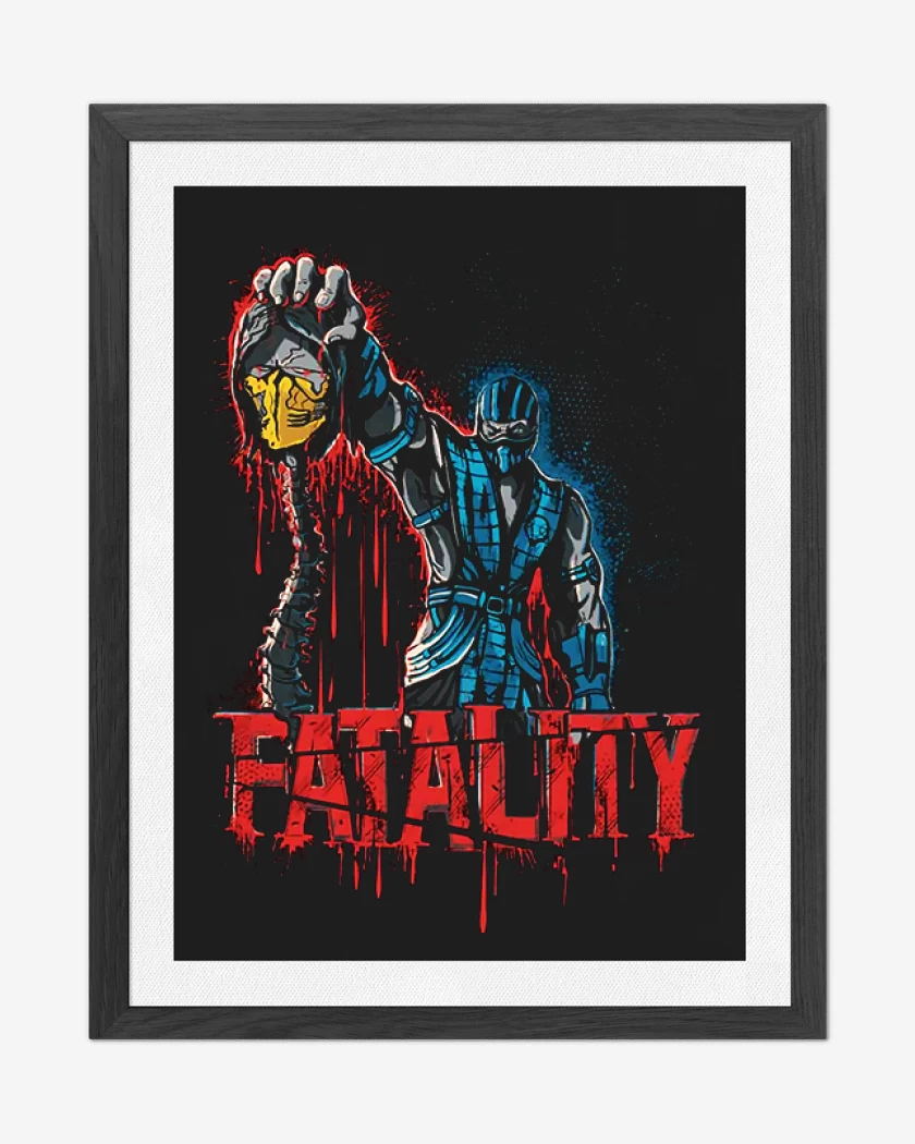 Cuadro decorativo Negro de Fatality