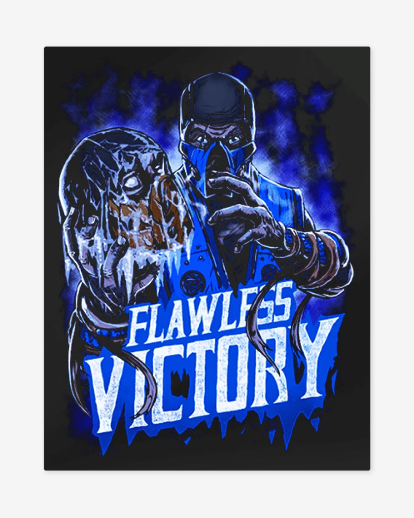 Print metalico Negro de Flawless Victory