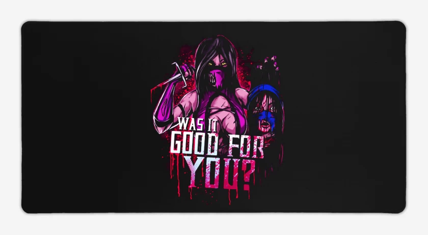 Mouse pad Gamer Negro de Was it good for you