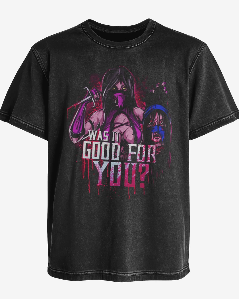Polera desgastada Negro de Was it good for you