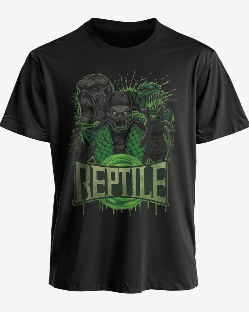 Polera Negro de El reptil
