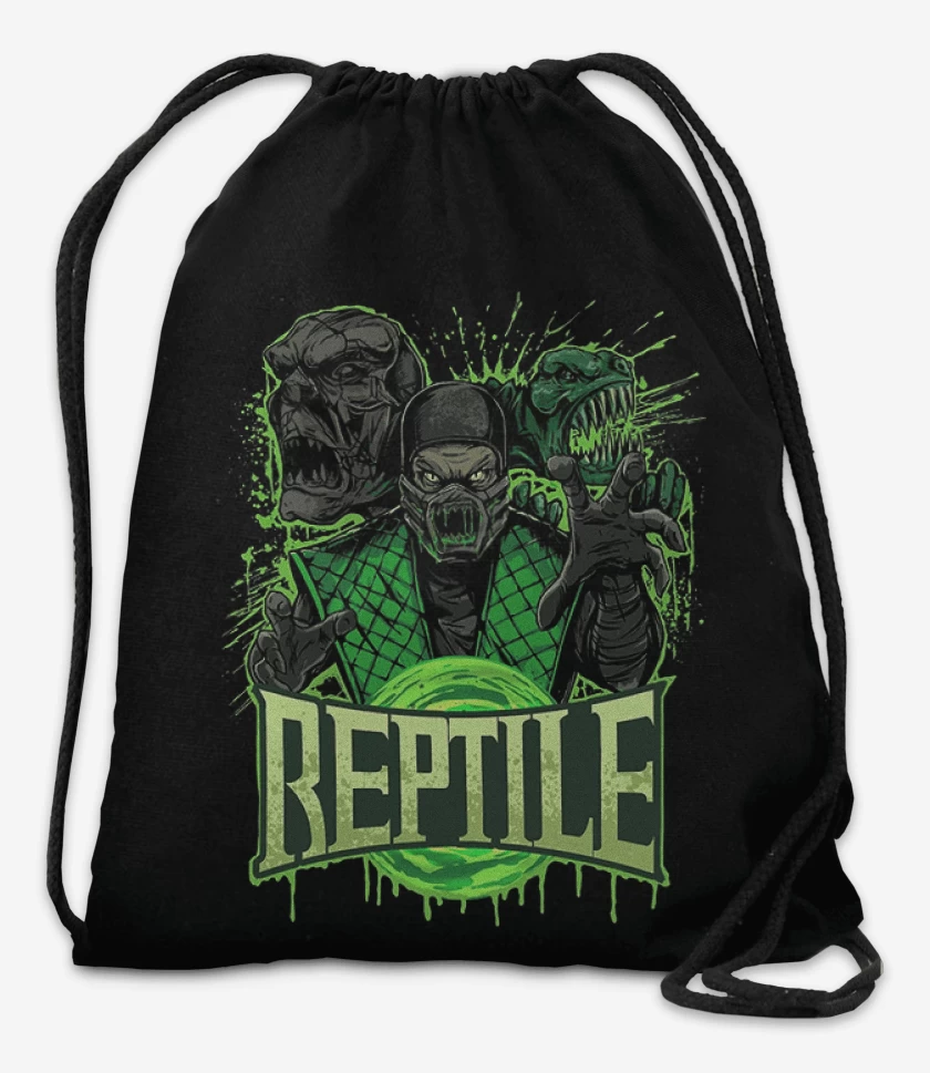 Mochila Negro de El reptil