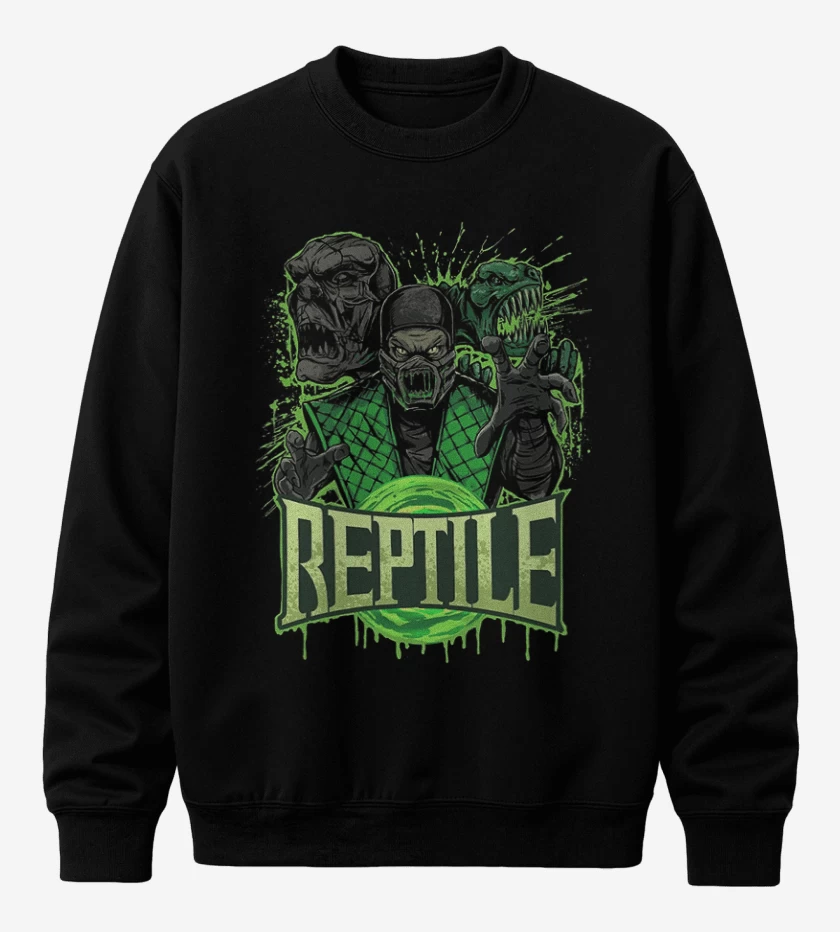 Poleron polo Negro de El reptil
