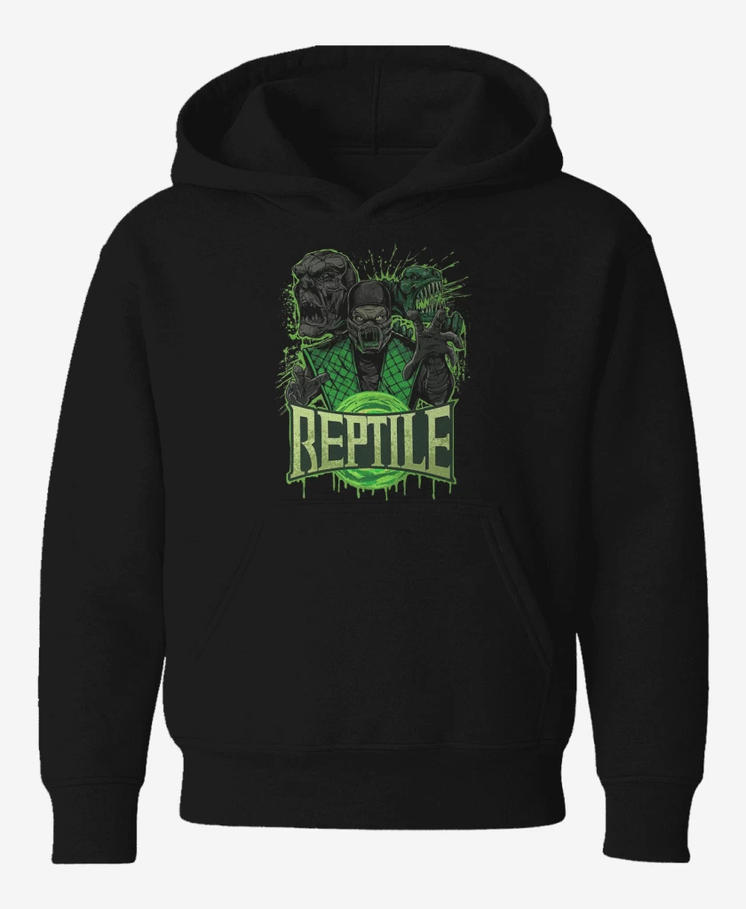 Poleron de niño Negro de El reptil