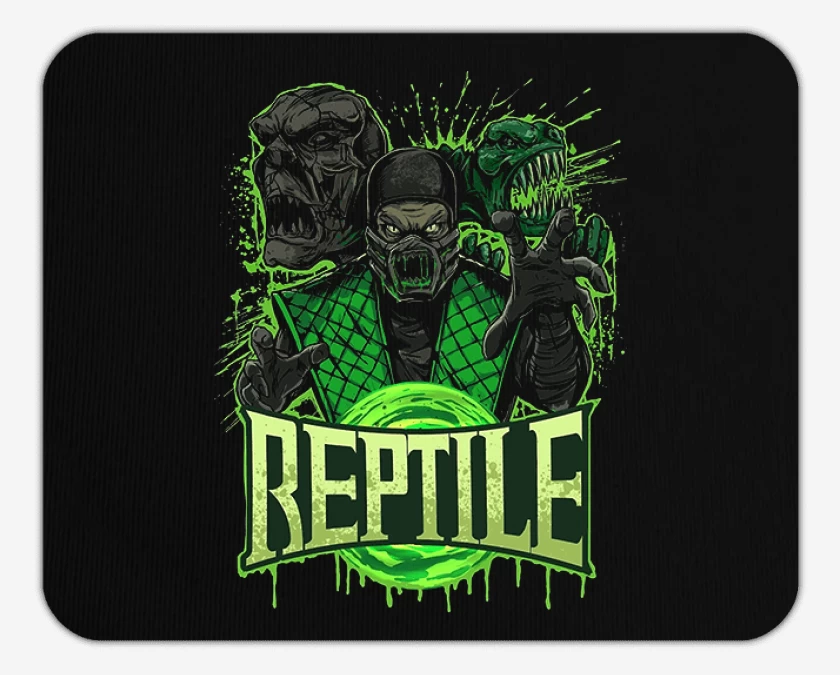 Mousepad Negro de El reptil