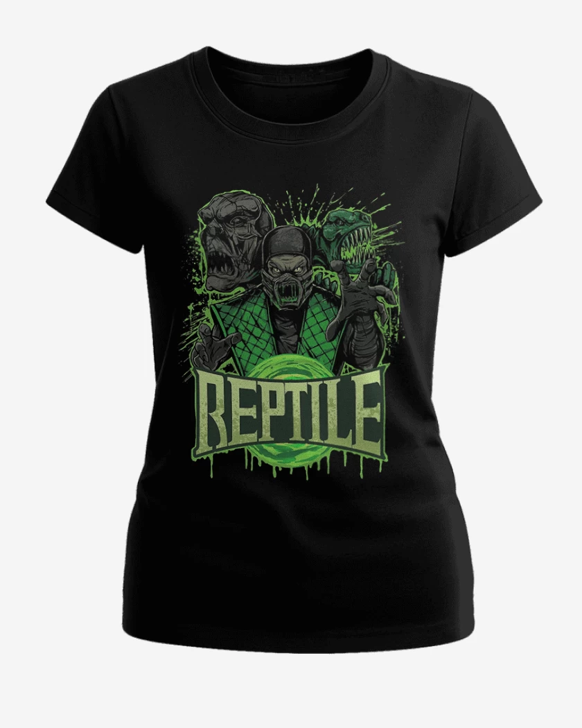 Polera de Mujer Negro de El reptil