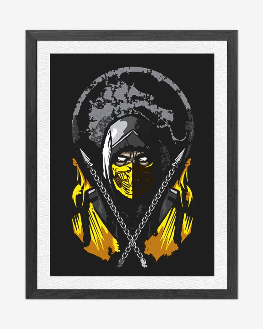 Cuadro decorativo Negro de El escorpion