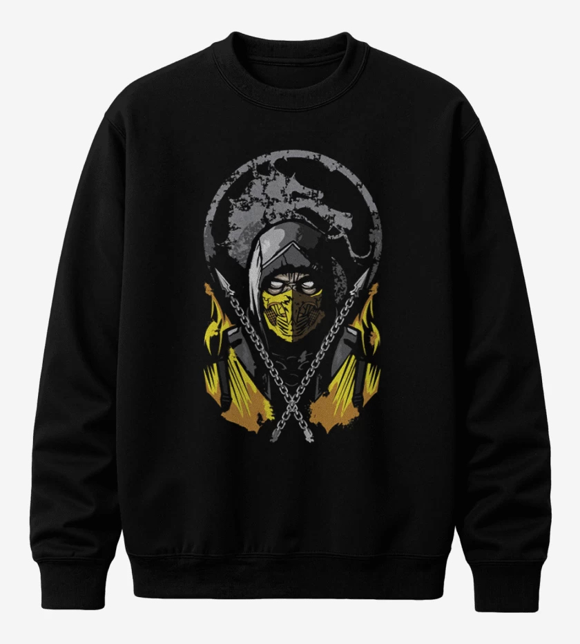 Poleron polo Negro de El escorpion