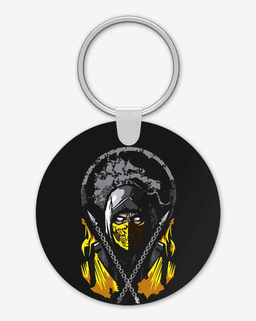 Llavero Negro de El escorpion