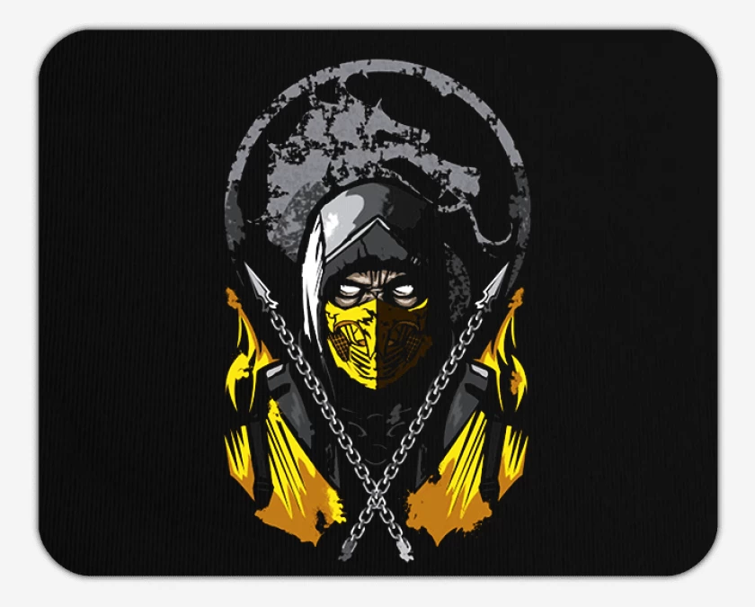 Mousepad Negro de El escorpion