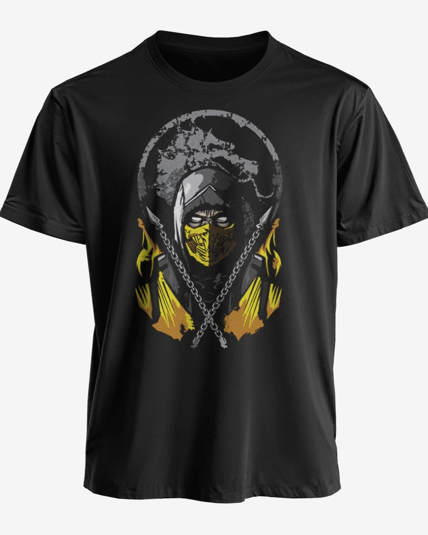 Polera premium Negro de El escorpion