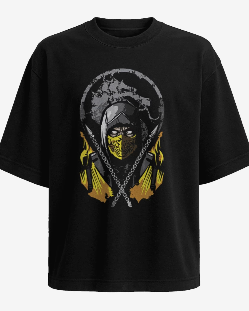 Polera Oversize Negro de El escorpion