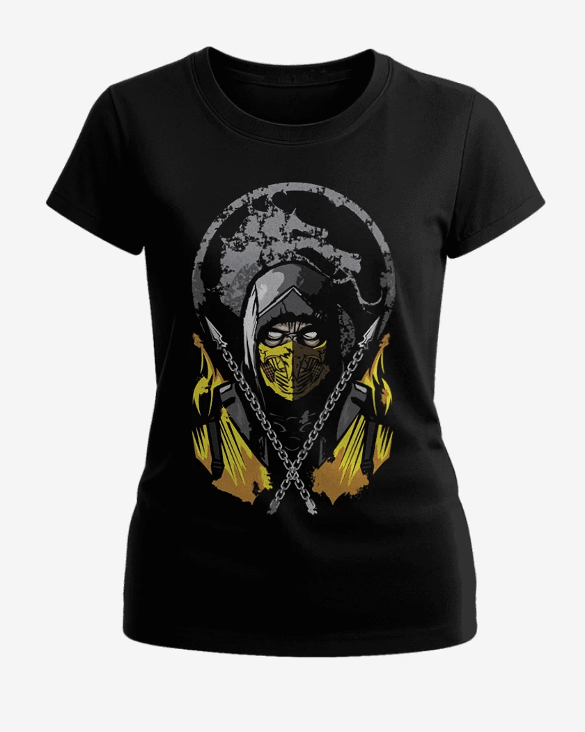 Polera de Mujer Negro de El escorpion