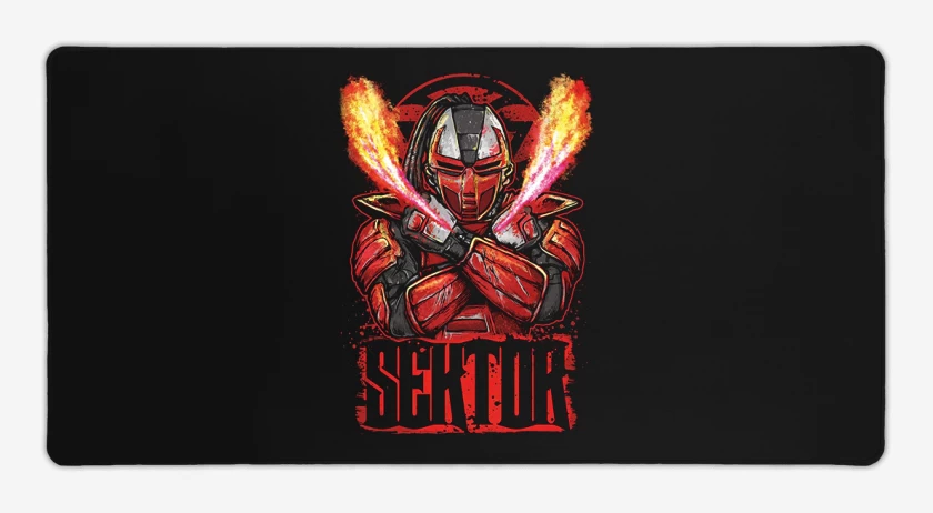Mouse pad Gamer Negro de Sekctor