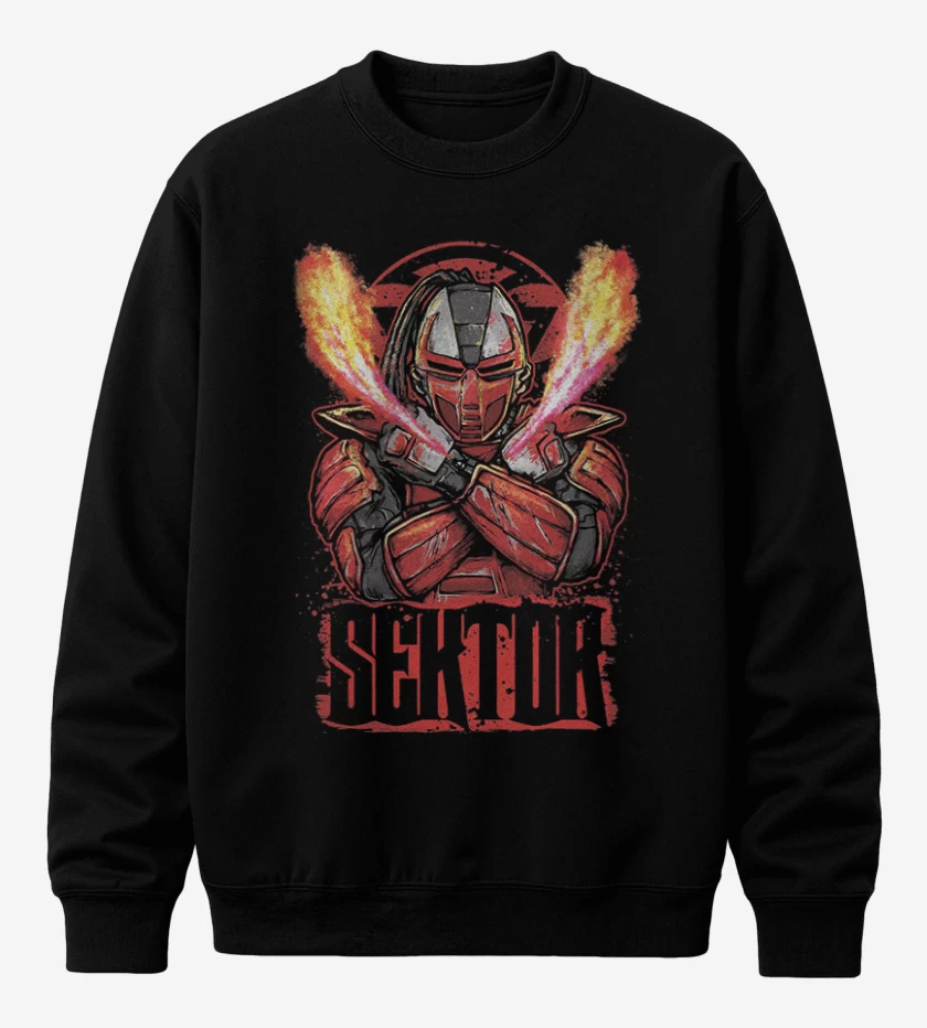 Poleron polo Negro de Sekctor