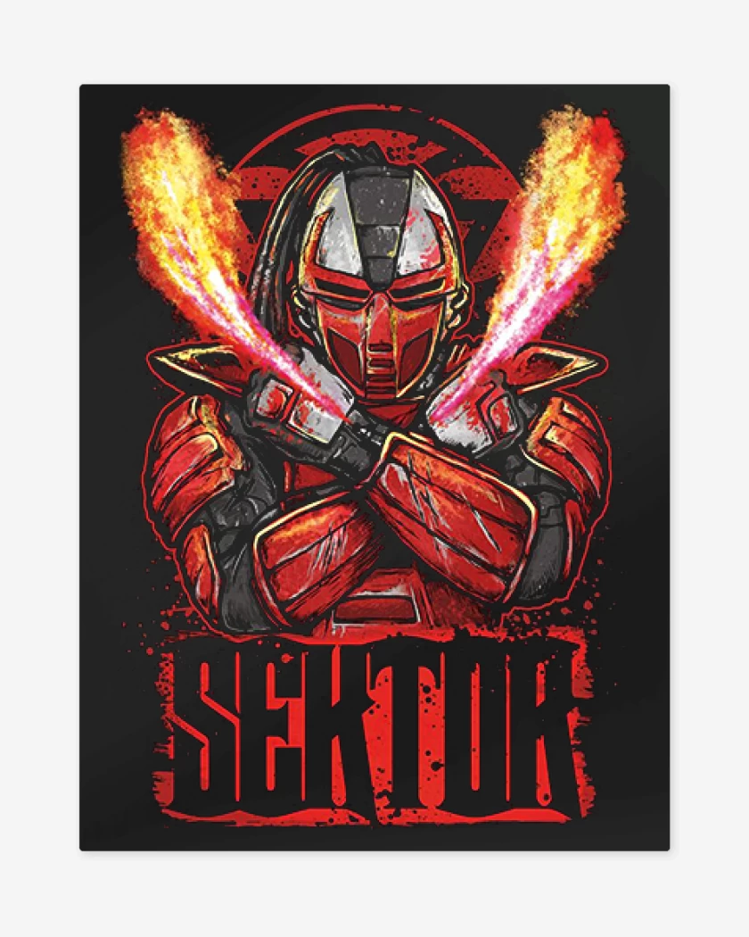 Print metalico Negro de Sekctor