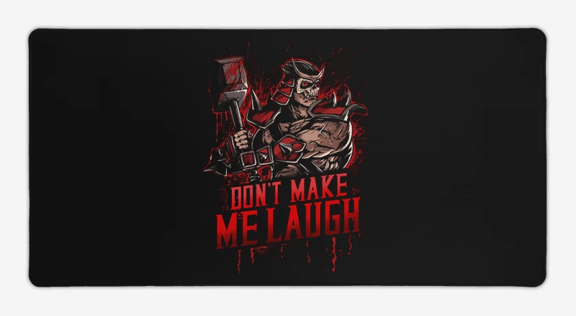 Mouse pad Gamer Negro de Shao kahn