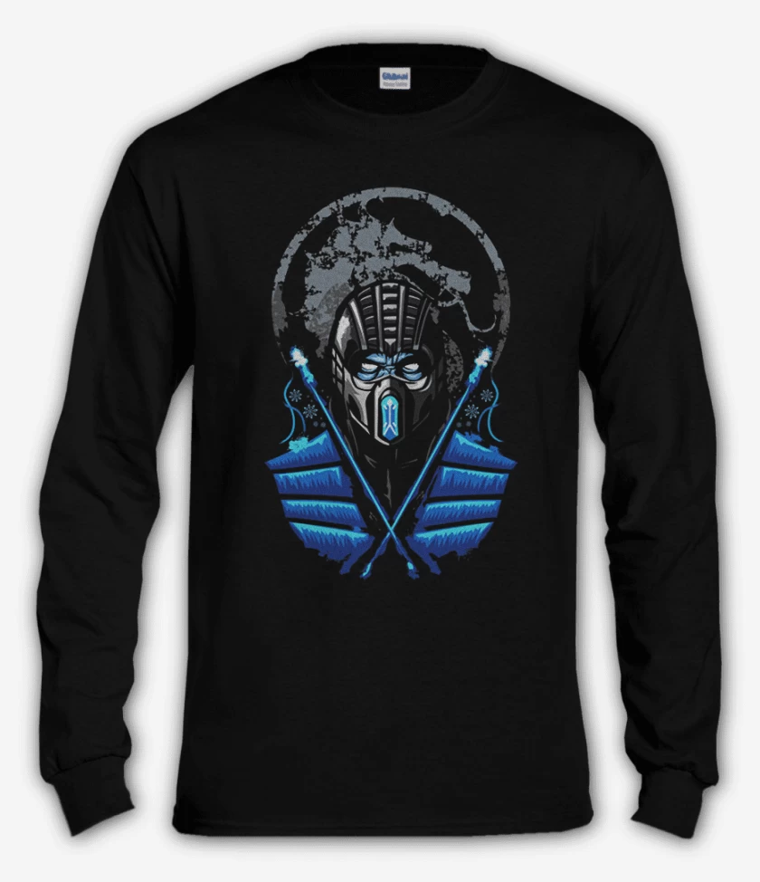 Polera manga larga Negro de Sub Zero
