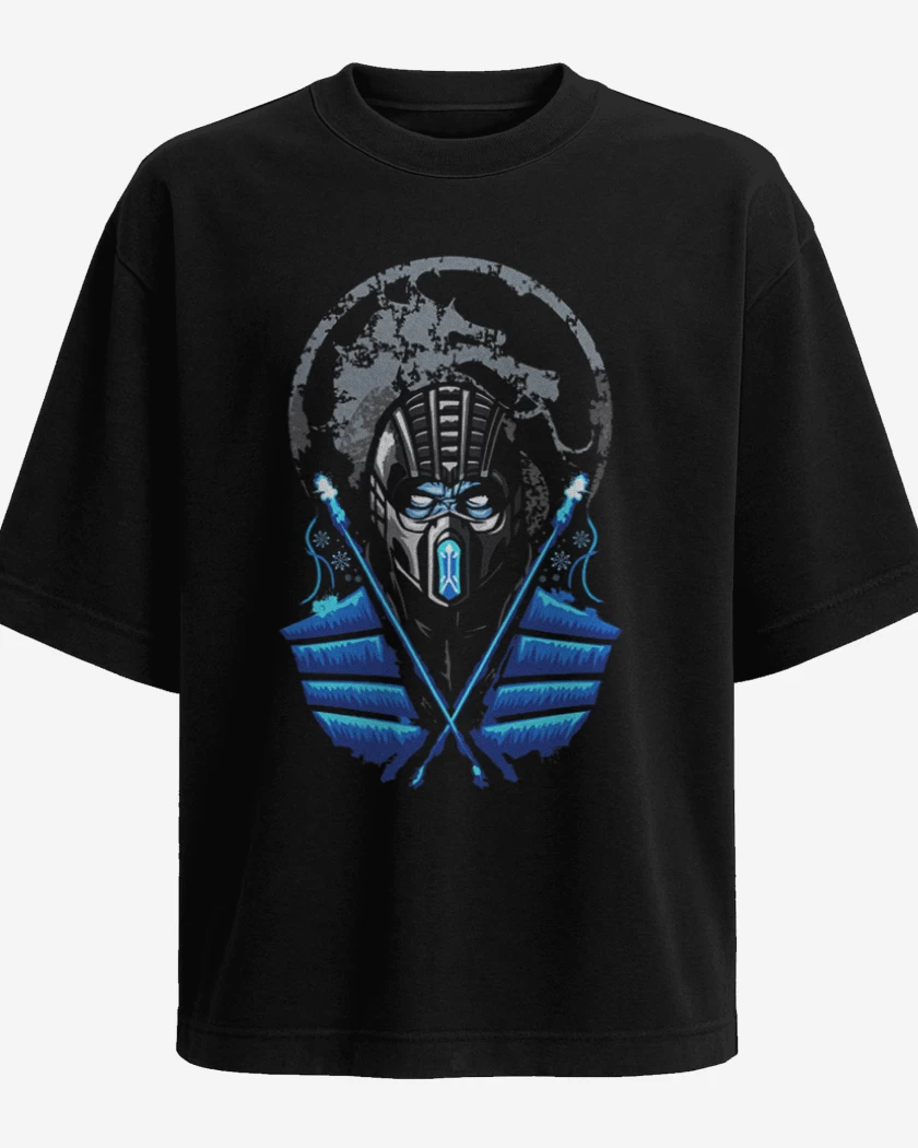 Polera Oversize Negro de Sub Zero