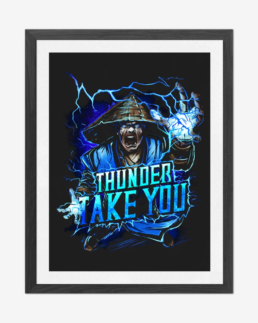 Cuadro decorativo Negro de Thunder take you