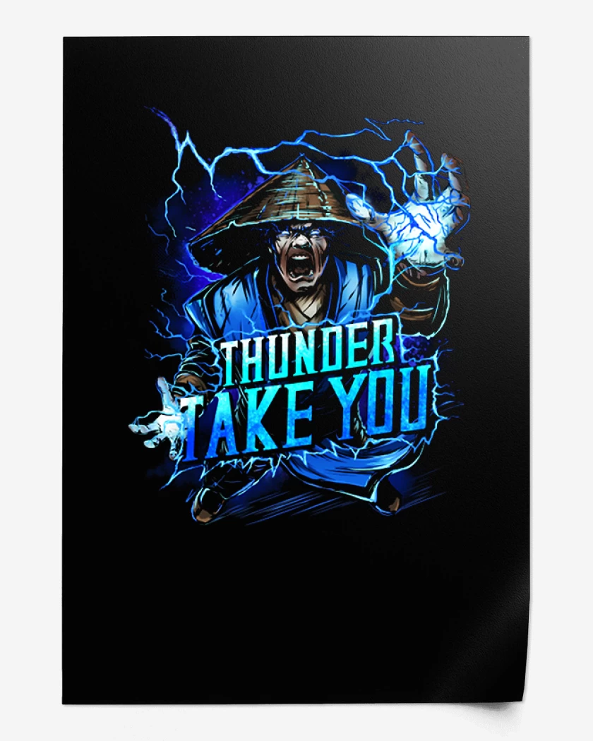 Print Negro de Thunder take you
