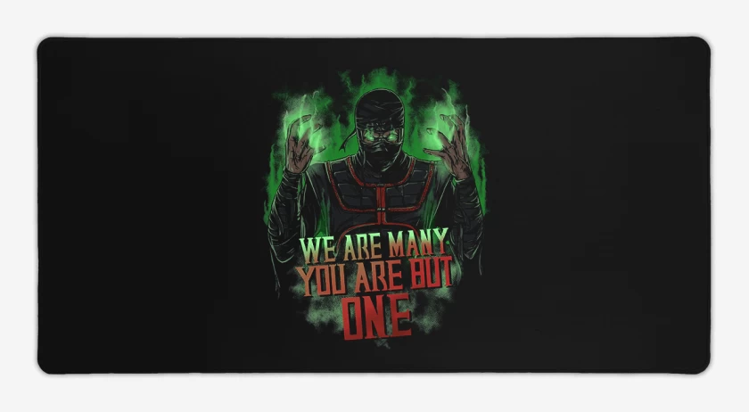 Mouse pad Gamer Negro de We are many