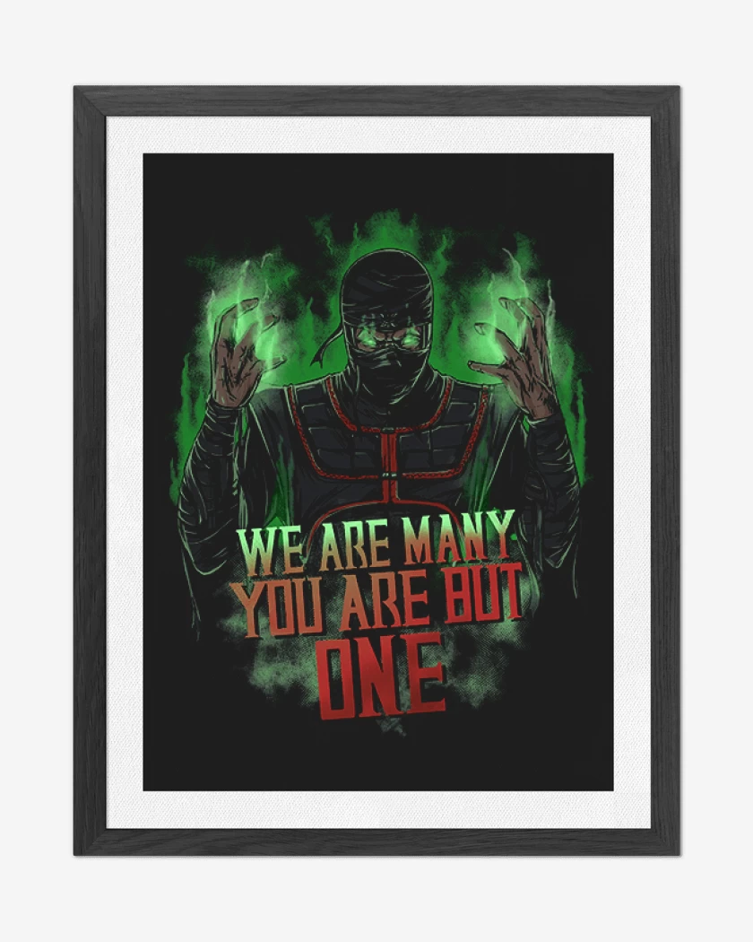 Cuadro decorativo Negro de We are many