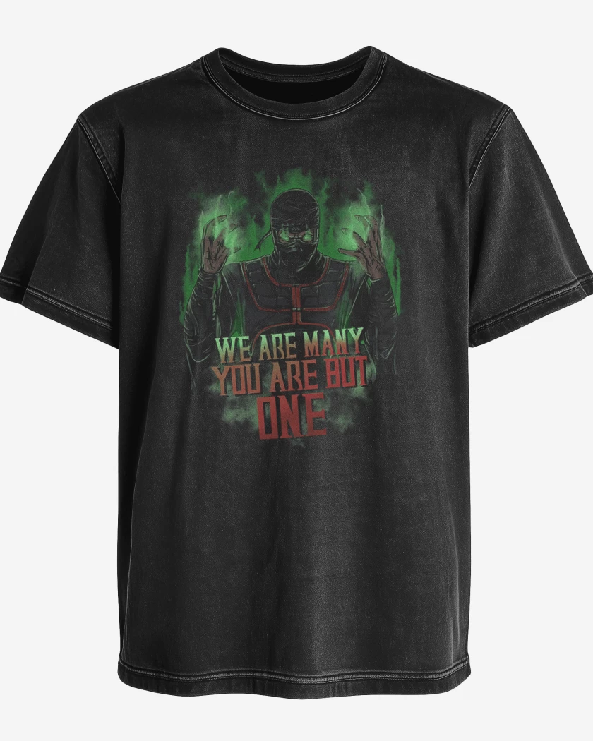 Polera desgastada Negro de We are many
