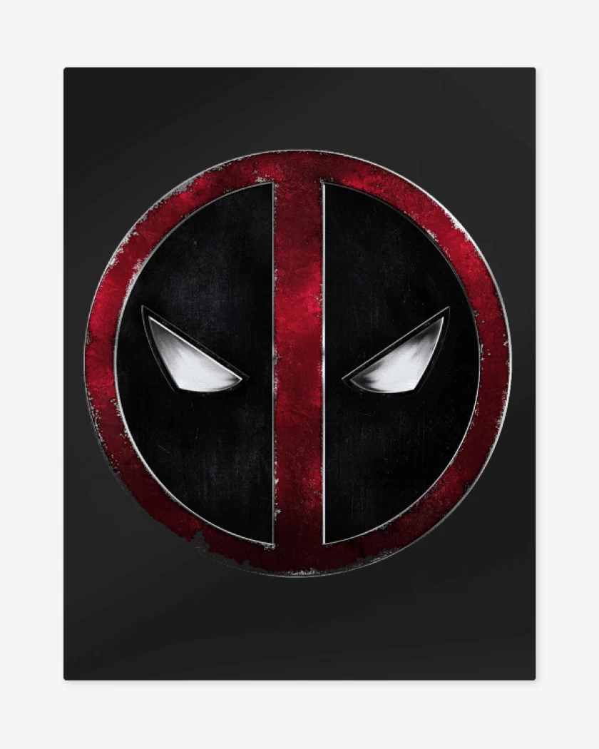 Print metalico Negro de Dead P pecho