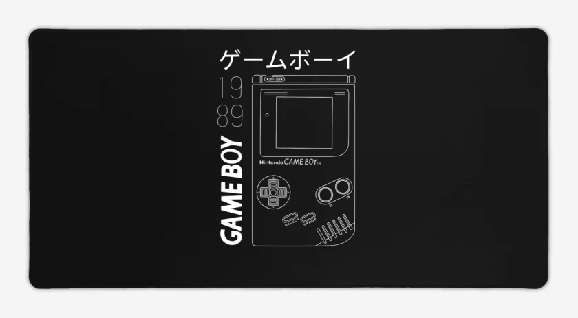 Mouse pad Gamer Negro de Game boy