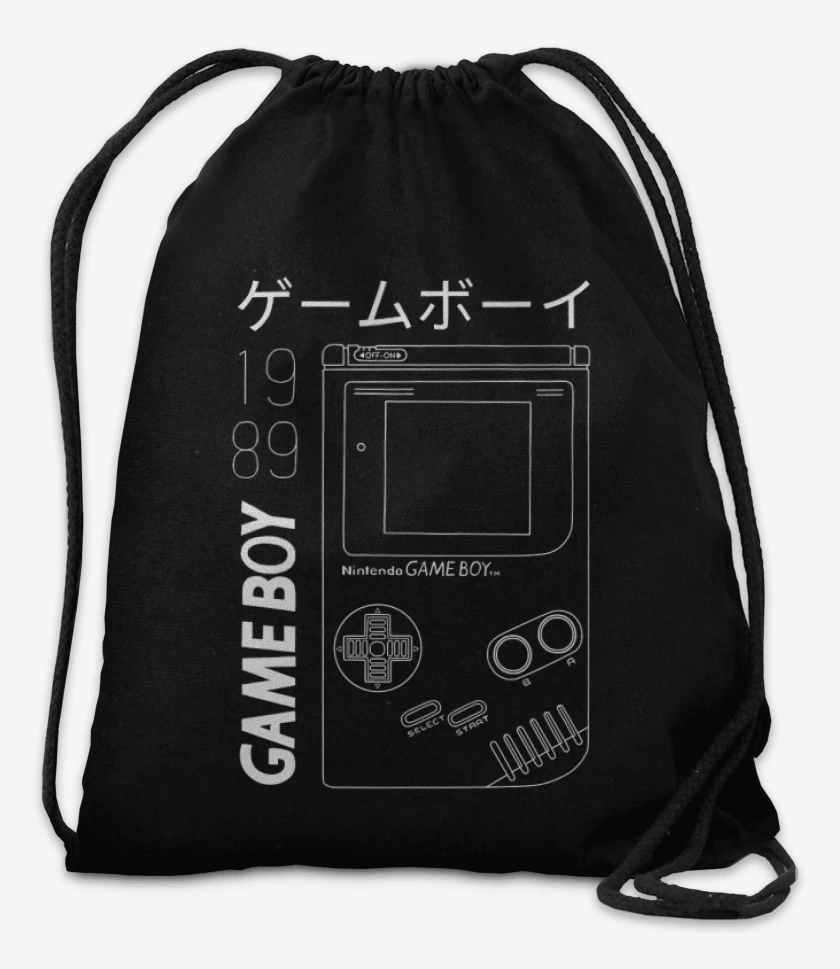 Mochila Negro de Game boy