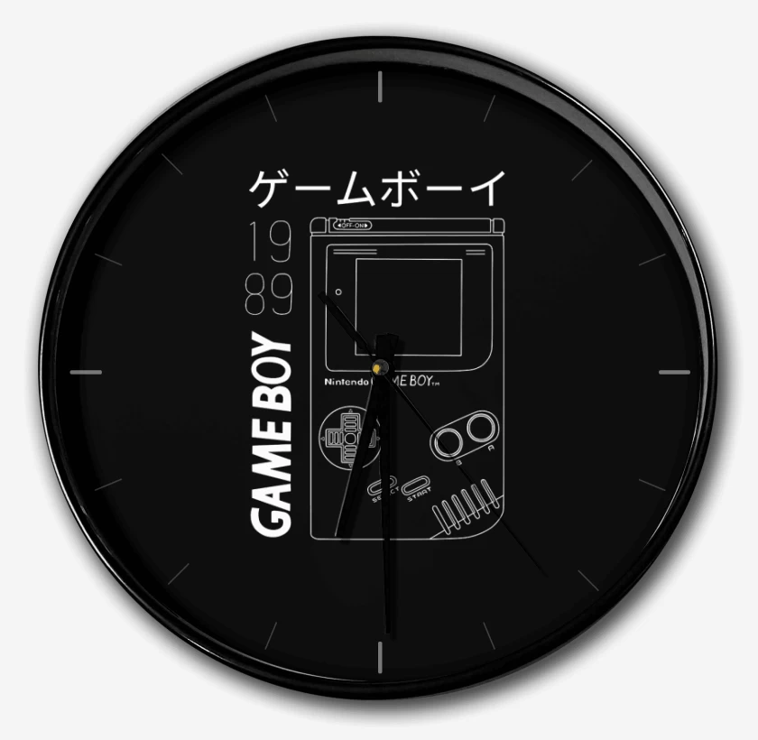 Reloj Negro de Game boy
