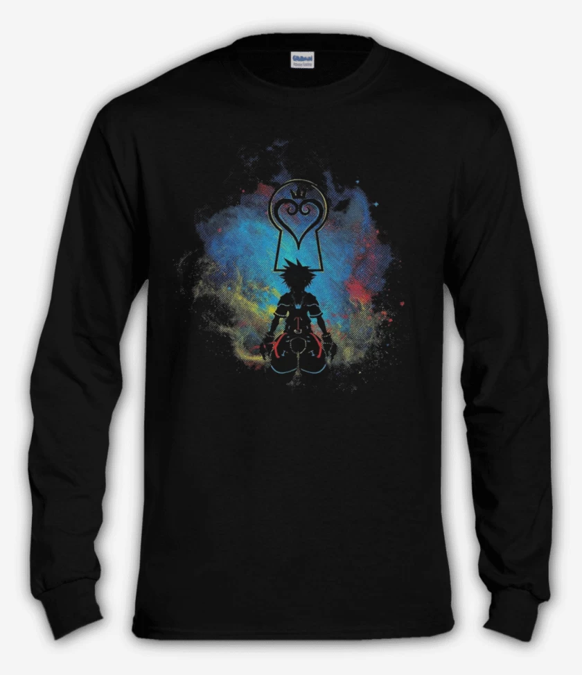 Polera manga larga Kingdom hearts full color