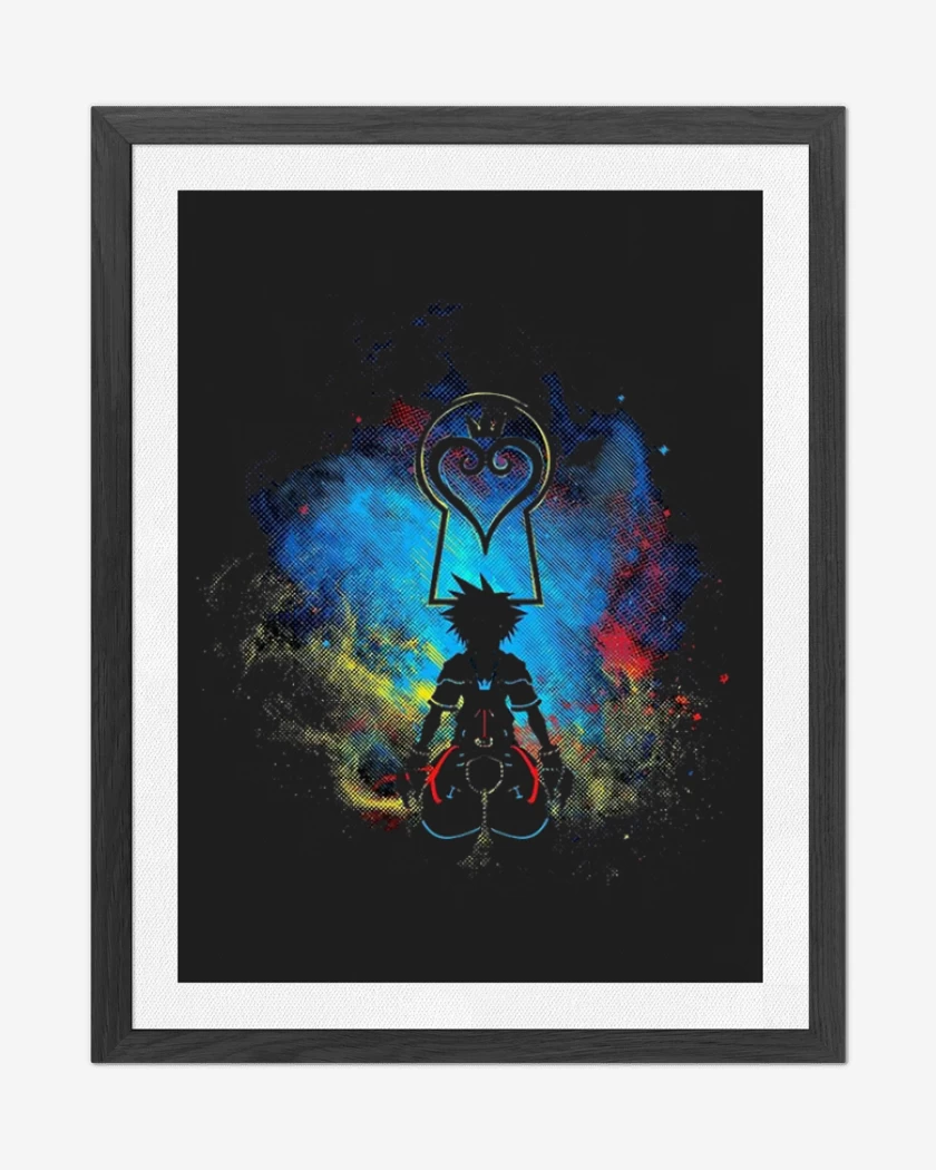 Cuadro decorativo Kingdom hearts full color