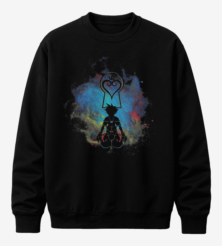 Poleron polo Kingdom hearts full color