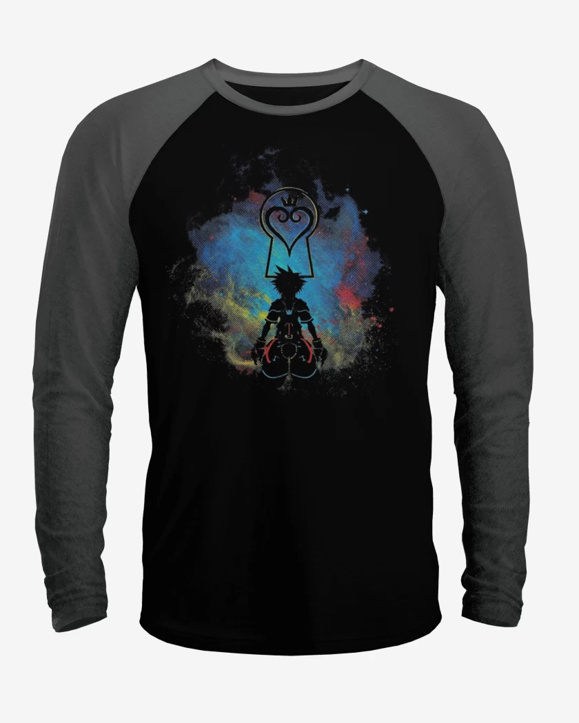 Polera Raglan Kingdom hearts full color