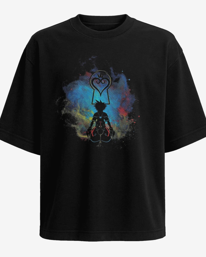 Polera Oversize Kingdom hearts full color