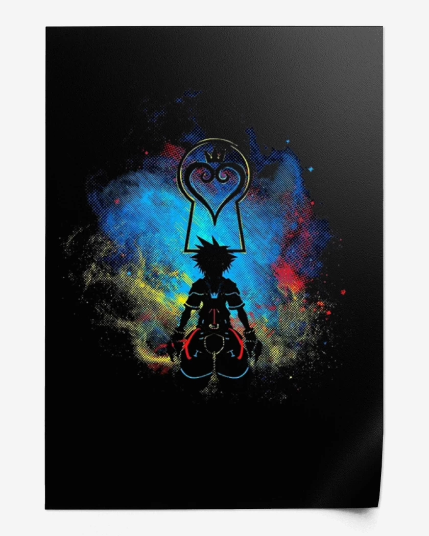 Print Kingdom hearts full color
