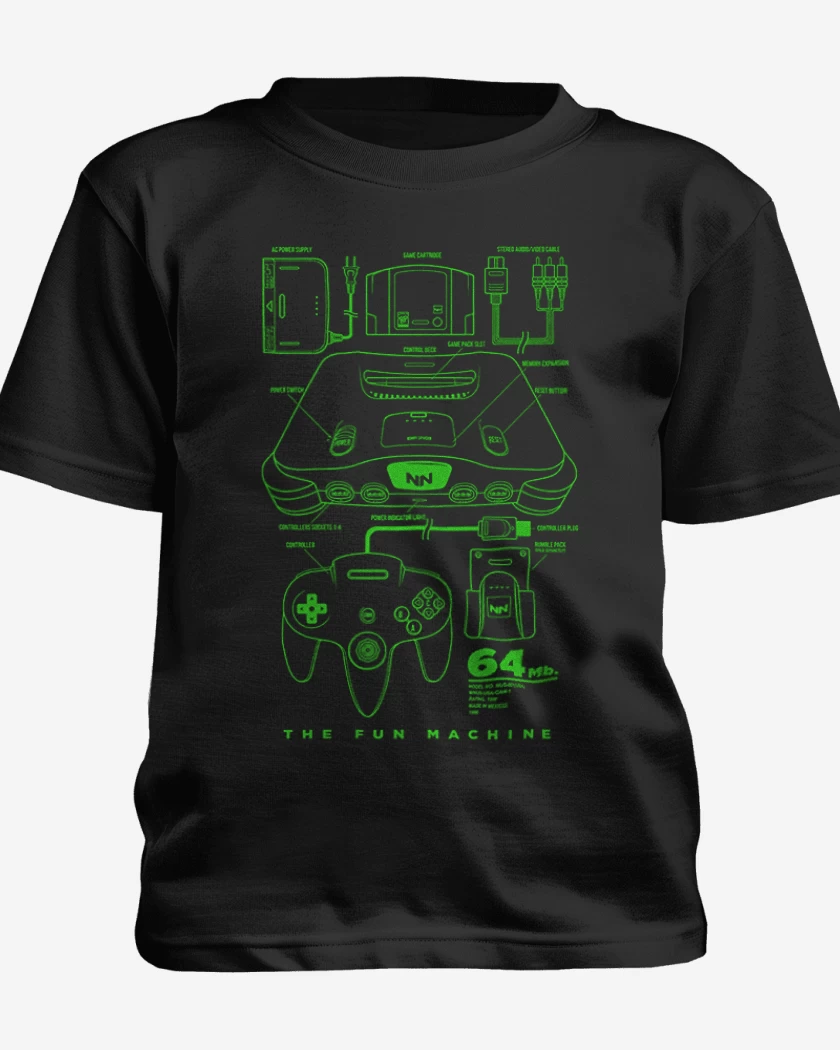 Polera de niño Negro de The fun machine