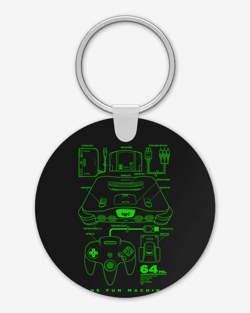 Llavero Negro de The fun machine