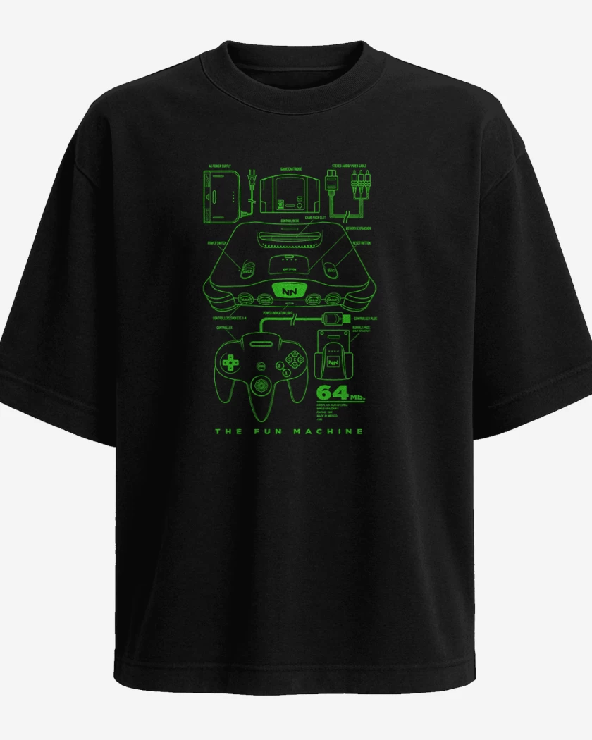 Polera Oversize The fun machine