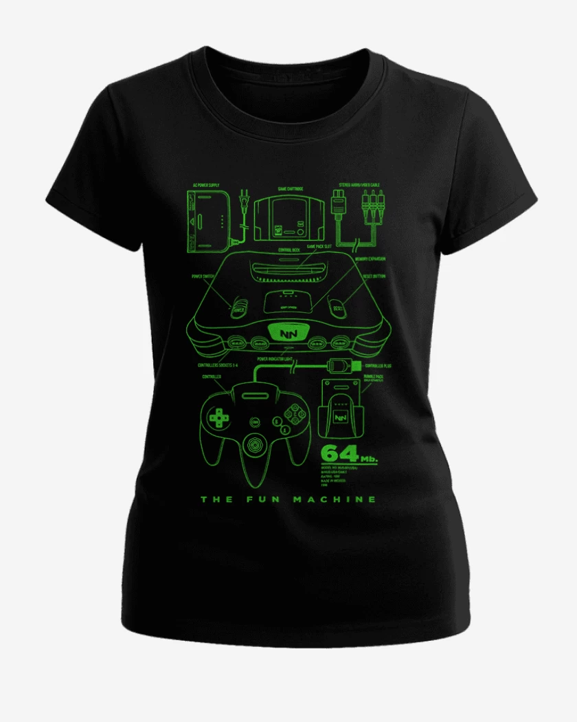 Polera de Mujer Negro de The fun machine