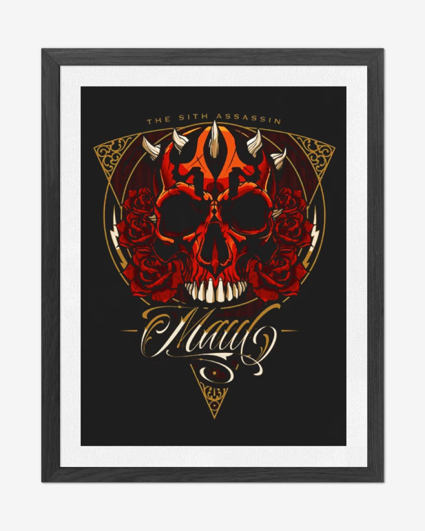 Cuadro decorativo Negro de Maul