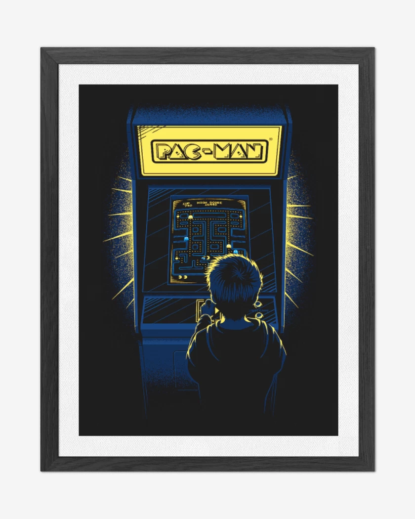 Cuadro decorativo Arcade pac man