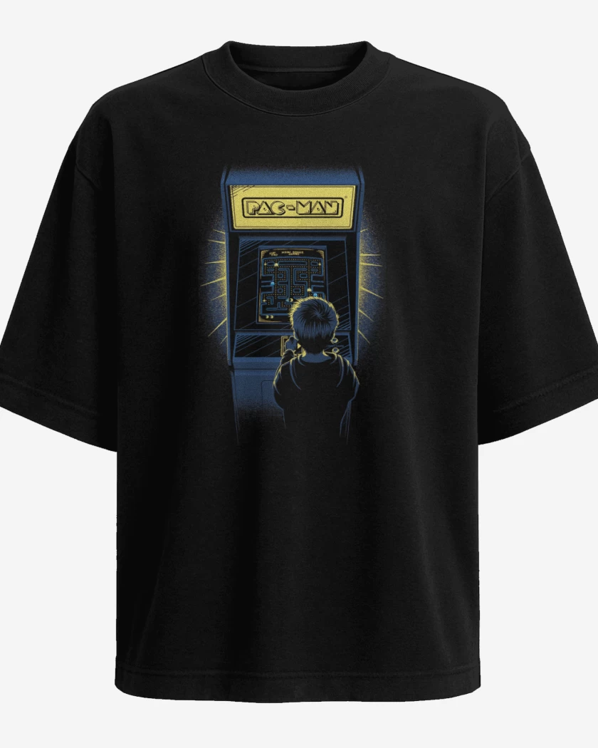 Polera Oversize Arcade pac man