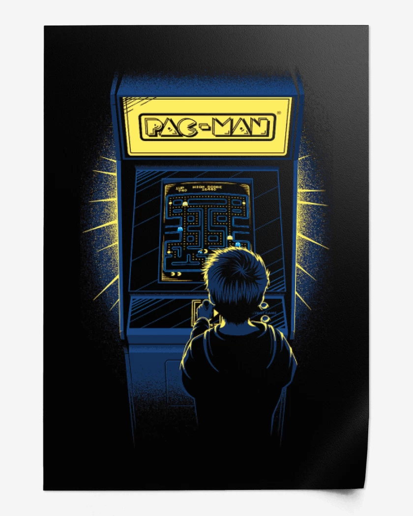 Print Arcade pac man