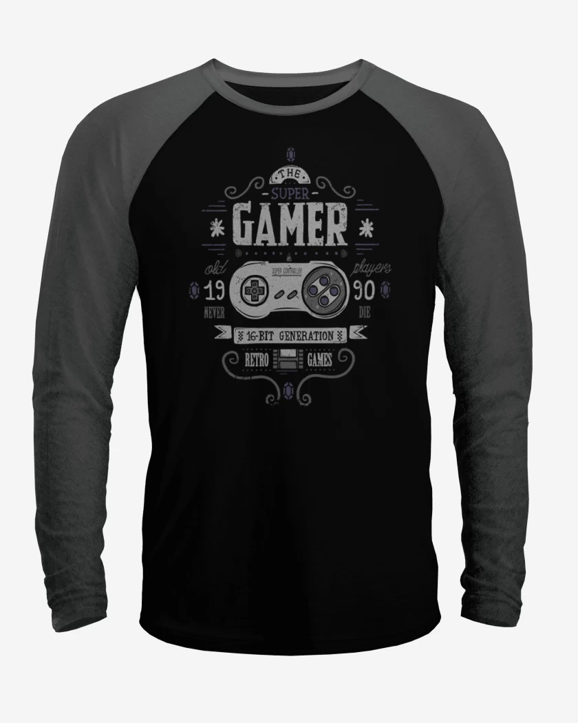 Polera Raglan The super gamer